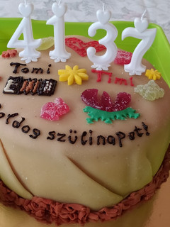 Csokis-almás dupla szülinapos torta édesítővel #gluténmentes #tejmentes recept fotója