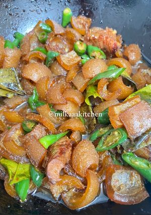 Foto resep Kikil kecap cabai hijau