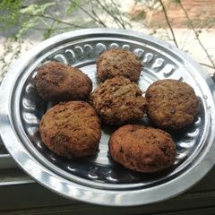 A picture of Chickpea fritters.