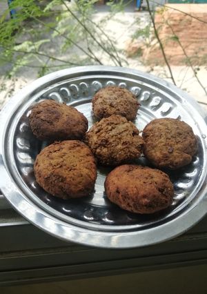 A picture of Chickpea fritters.