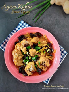 Foto resep Ayam Kukus Jamur Kuping