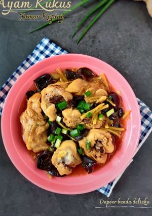 Foto resep Ayam Kukus Jamur Kuping