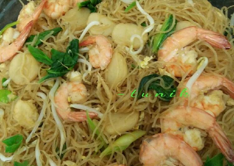 Resep 84. Bihun Goreng Udang, Lezat Sekali