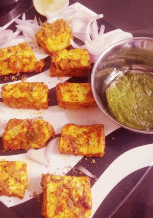 A picture of Healthy Tandoori Paneer.