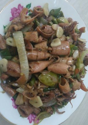 Foto resep Cumi Asin Cabe Ijo