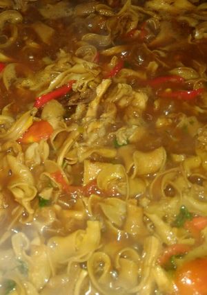 Foto resep Usus Ayam Suwir Kecap
