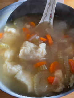A picture of Homemade Dumpling Soup.