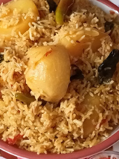 A picture of Aloo Ki Taheri.