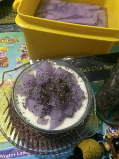 Foto resep Puding yoghurt blueberry dengan saus yoghurt & chia seeds