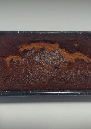 Una foto de Budín de dulce de leche con chips de chocolate