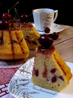 عکسی از دستور کیک گیلاس🍒