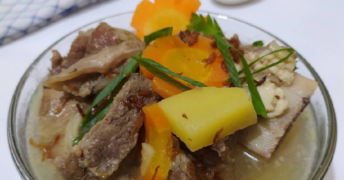 Resep Soup daging dan iga sapi oleh AzizahPrantoro Cookpad