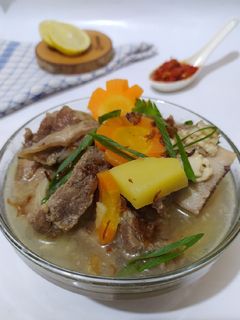 Foto resep Soup daging dan iga sapi