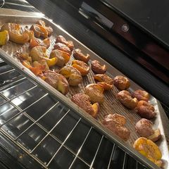 A picture of Crispy Smashed Potatoes.