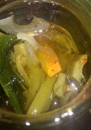 Una foto de Pencas de acelga al escabeche 😊