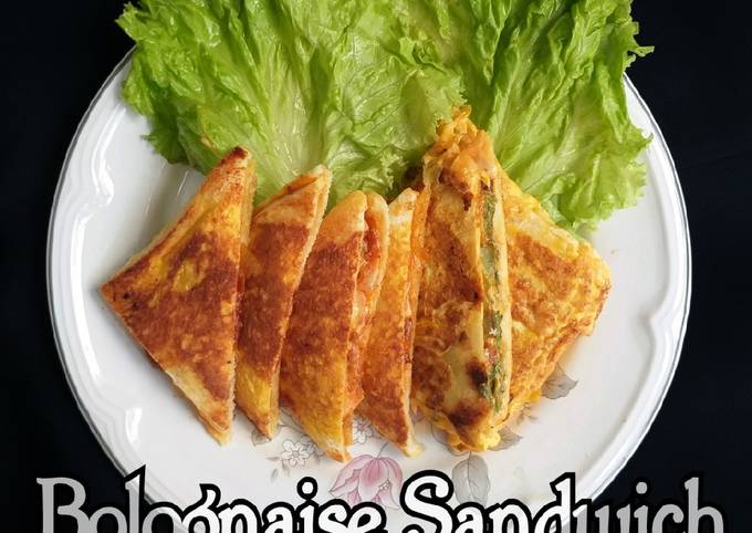 Langkah Mudah untuk Menyiapkan Bolognaise Sandwich 🥪, Bisa Manjain Lidah