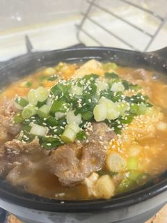 A picture of Korean Kimchi Tofu Stew.