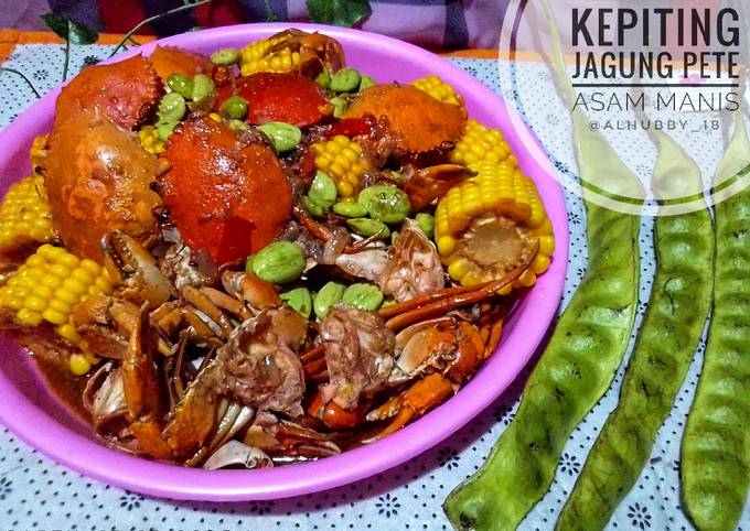 Kepiting Jagung Pete Asam Manis