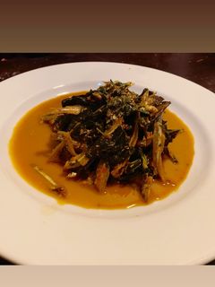 Foto resep Gulai daun singkong teri