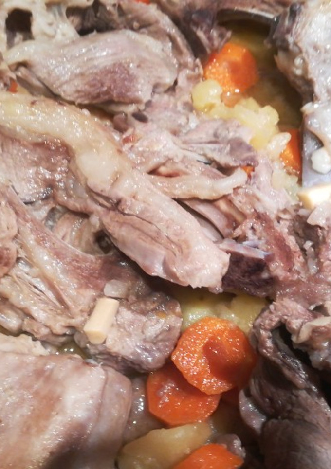 Una foto de Pierna de cordero salteada