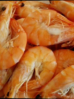 Una foto de Langostinos cocidos