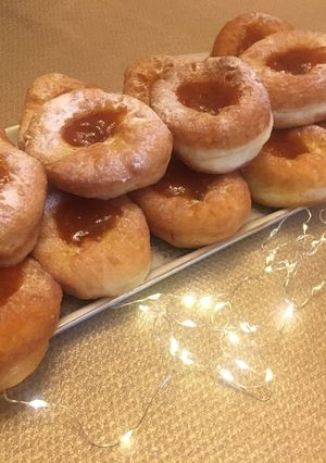 Farsangi szalagos fánk recept fotója