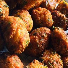 A picture of Vegetable kabab.