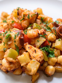Una foto de Ropa Vieja de pulpo