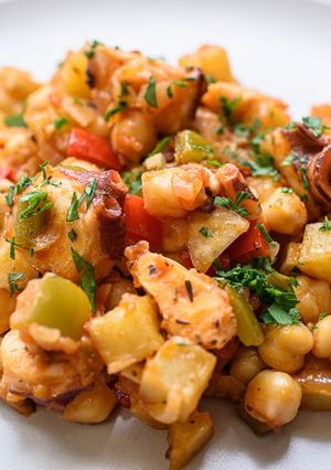Una foto de Ropa Vieja de pulpo