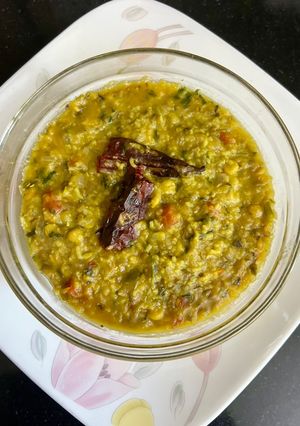 A picture of Makar Sankranti Special Khichadi.