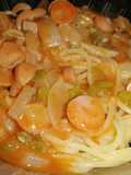 Salsa de salchichas fácil 🍝