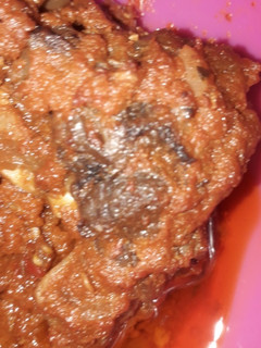 A picture of Peppered beef.