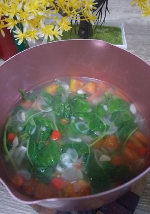 Foto resep Bayam sayur bening