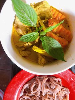 Hình của món Eat clean cari gà.