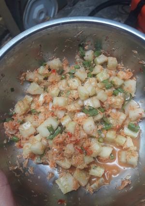 Foto resep Terancam Timun kacang panjang#BikinRamadanBerkesan