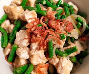 Mudah Cepat Memasak Tumis Tahu kacang panjang Gurih Mantul