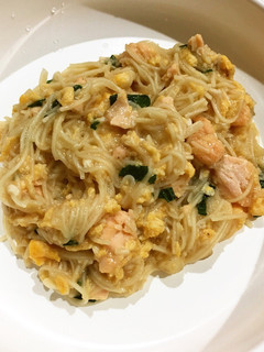 Foto resep Misua Cah Salmon MPASI