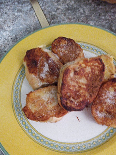 Una foto de Torrijas con canela