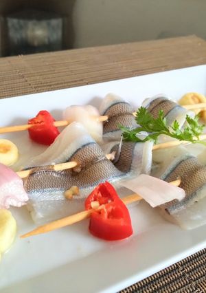 Una foto de Brochetas de pejerrey 👍🇵🇪