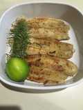 Pescado frito al coco