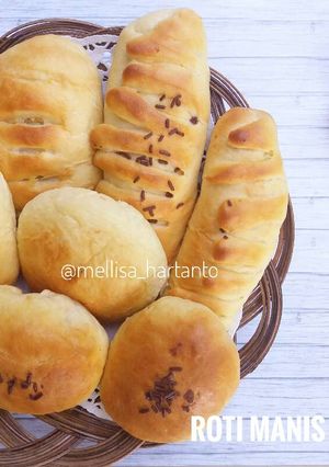Foto resep Roti Manis (No Mixer)