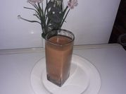A picture of watermelon and banana juice