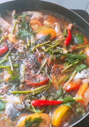 Hình của món Cá xương xanh kho cà chua🍅🍅🍅.