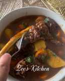 Beef low ribs stew