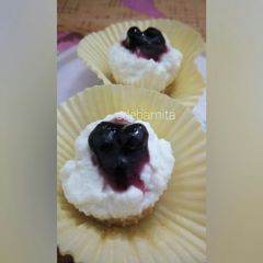 A picture of Mini Eggless Cheesecake.