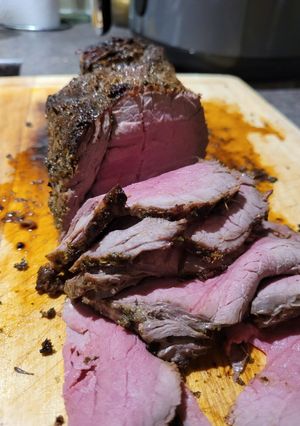 A picture of Air Fried Roasted Beef Joint.