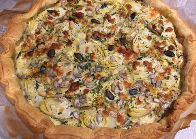 Tarte aux cœurs d'Artichauts