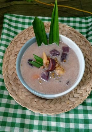 Foto resep Kolak Kacang Hijau Ketela Ungu