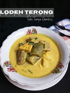 Foto resep Lodeh Terong Tahu Tempe Gembus