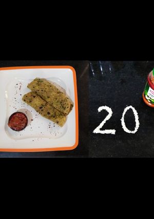 A picture of Methi Thepla.